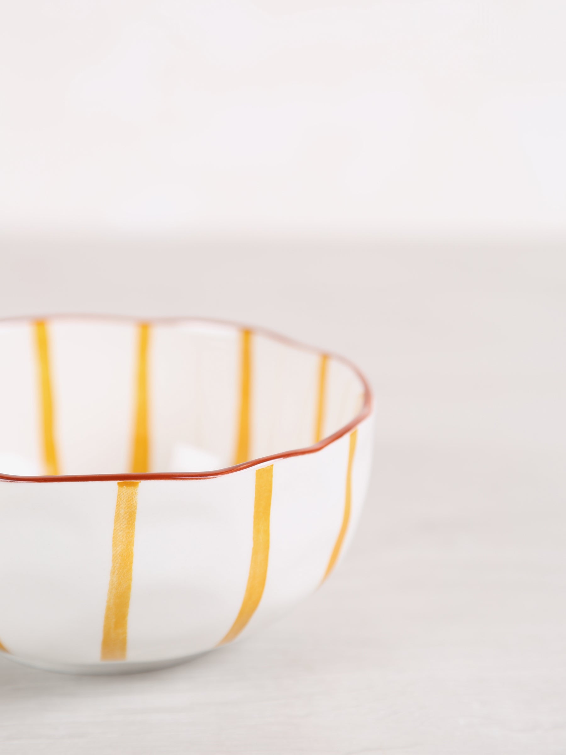 MYKONOS - Soup Bowl - Porcelain - Yellow