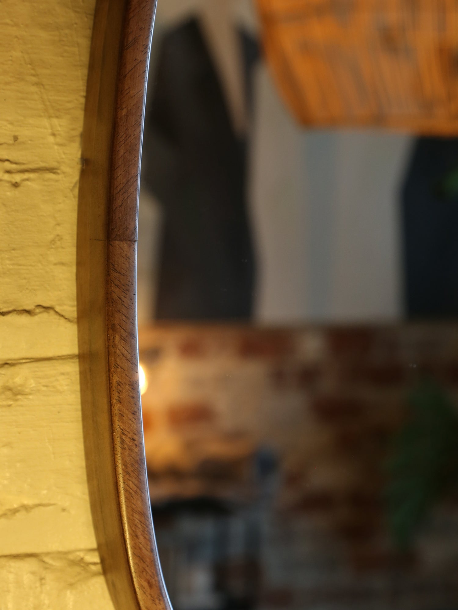 Nyko Square Rubberwood Mirror