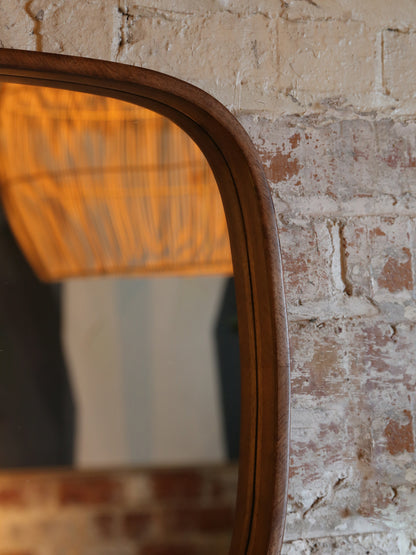 Nyko Square Rubberwood Mirror