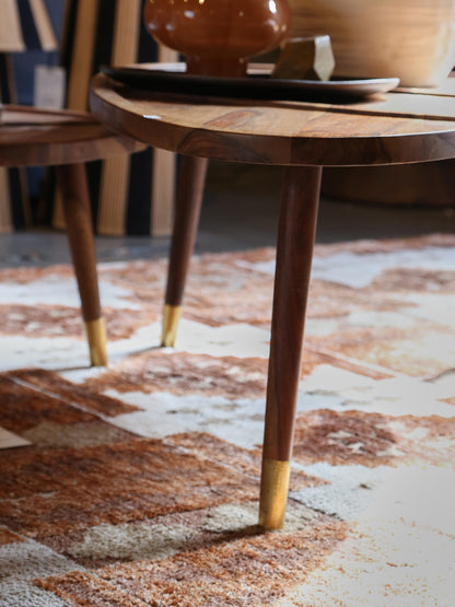 Sham Rosewood Coffee Table Set of 2