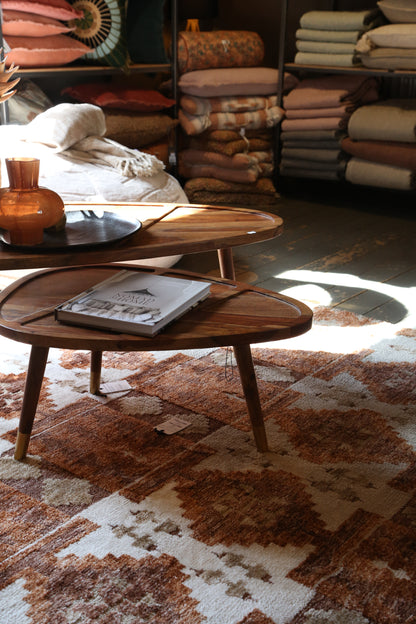 Sham Rosewood Coffee Table Set of 2