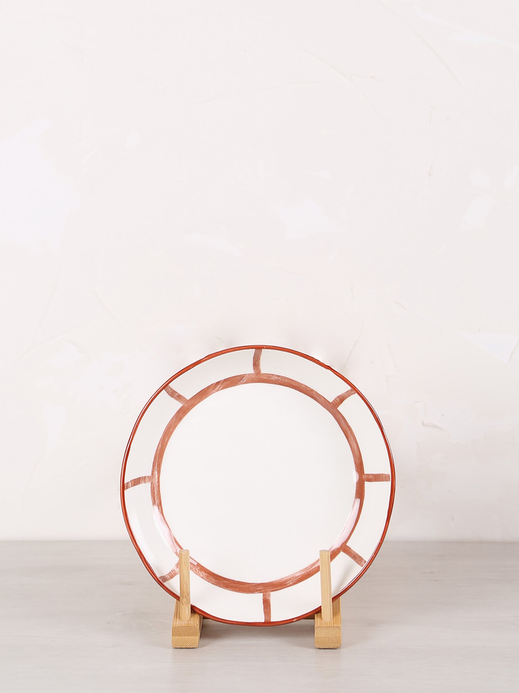 Mykonos blate - porcelain - rust