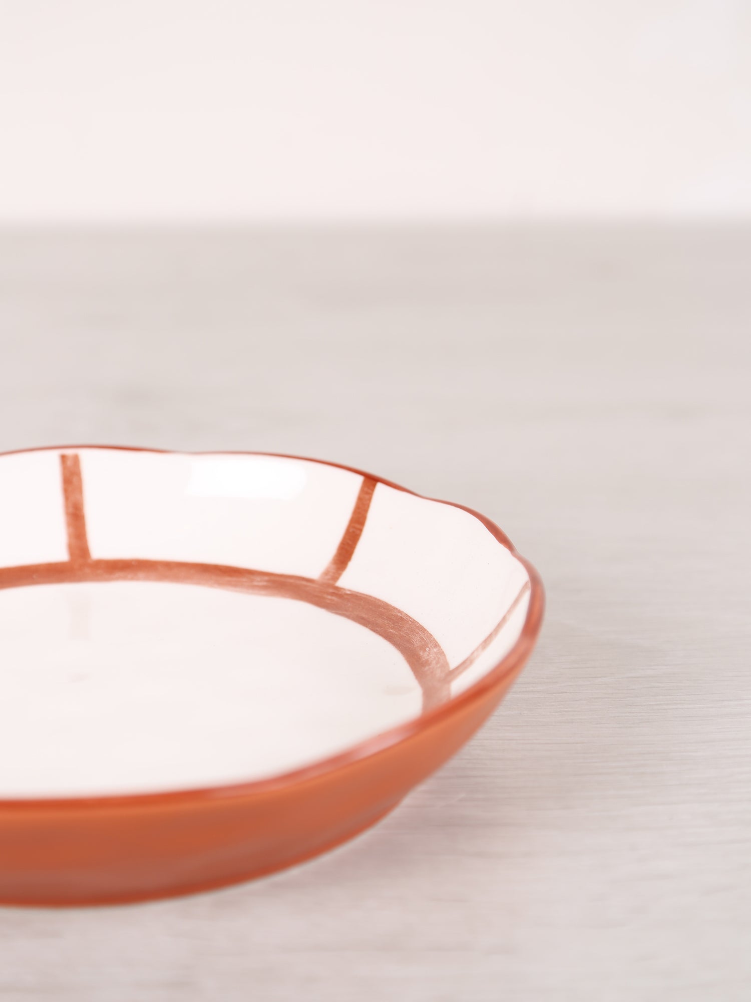 Mykonos blate - porcelain - rust