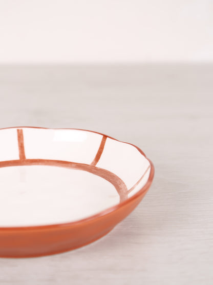 Mykonos blate - porcelain - rust