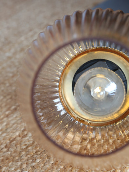 Tajera Table lamp - LED glass - Peach