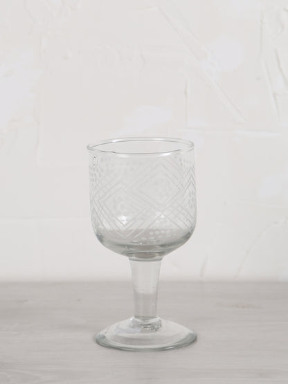 Kiyomi Engraved Wine Glass