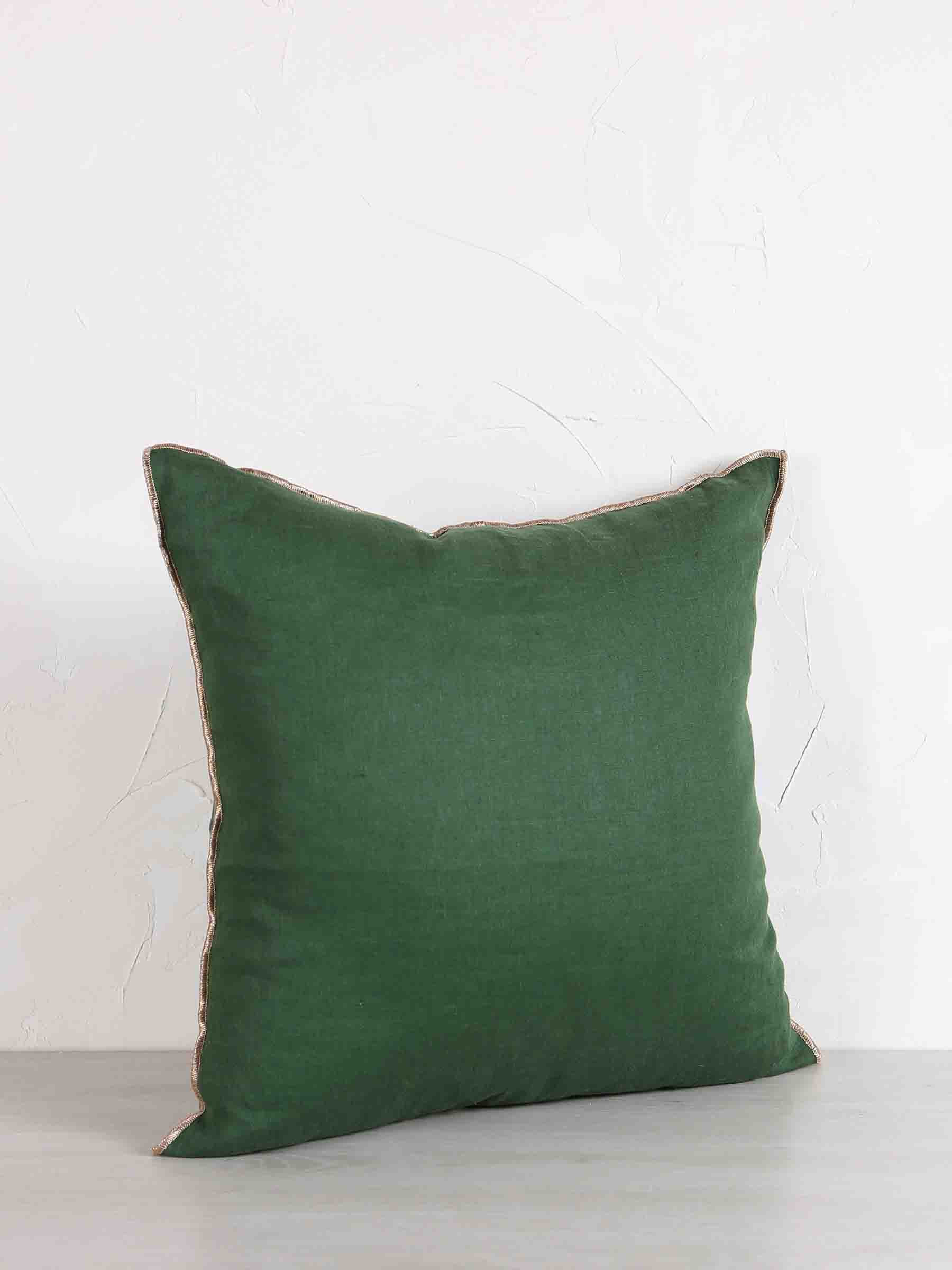 Zeff Celeste Linen 45x45cm Cushion - Spruce