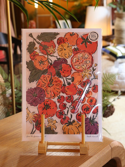 Tomato Harvest Art Print - The Farmers Market Collection