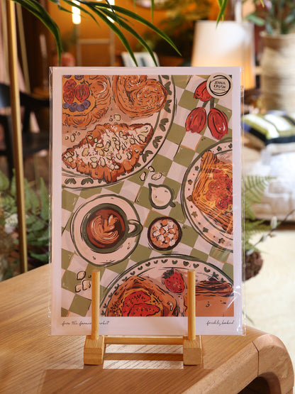 Freshly baked Art Print - The Farmers Market Collection