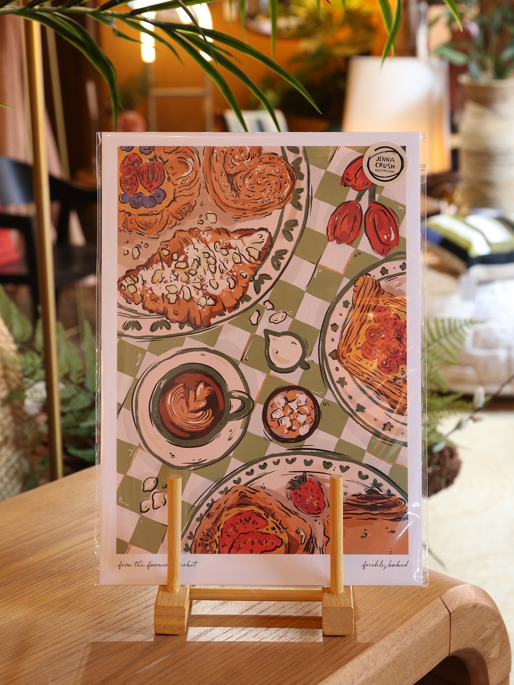 Freshly baked Art Print - The Farmers Market Collection