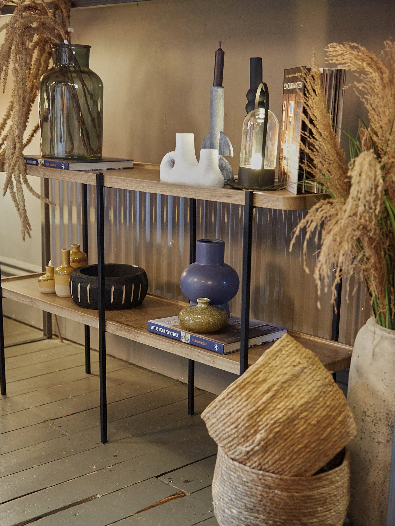 Antique Wooden Tiered Table