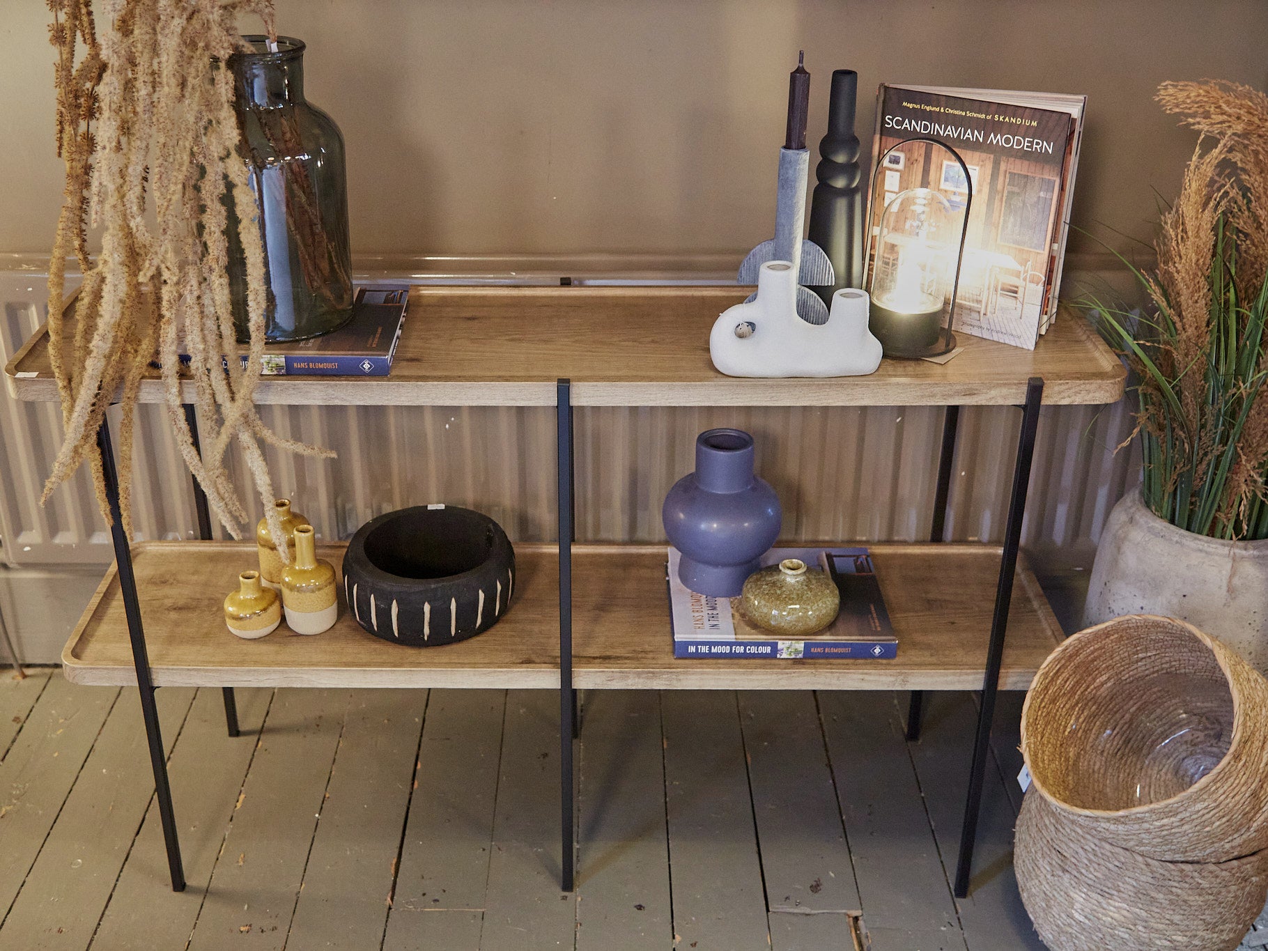 Antique Wooden Tiered Table
