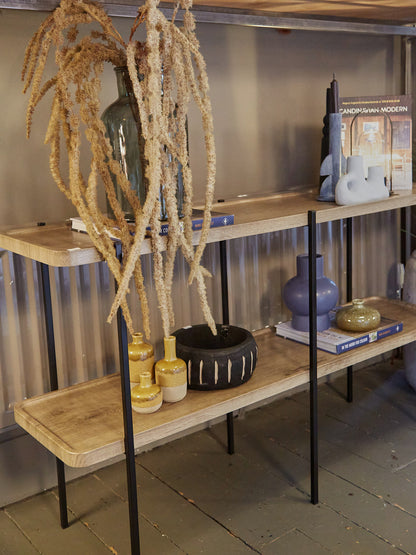 Antique Wooden Tiered Table