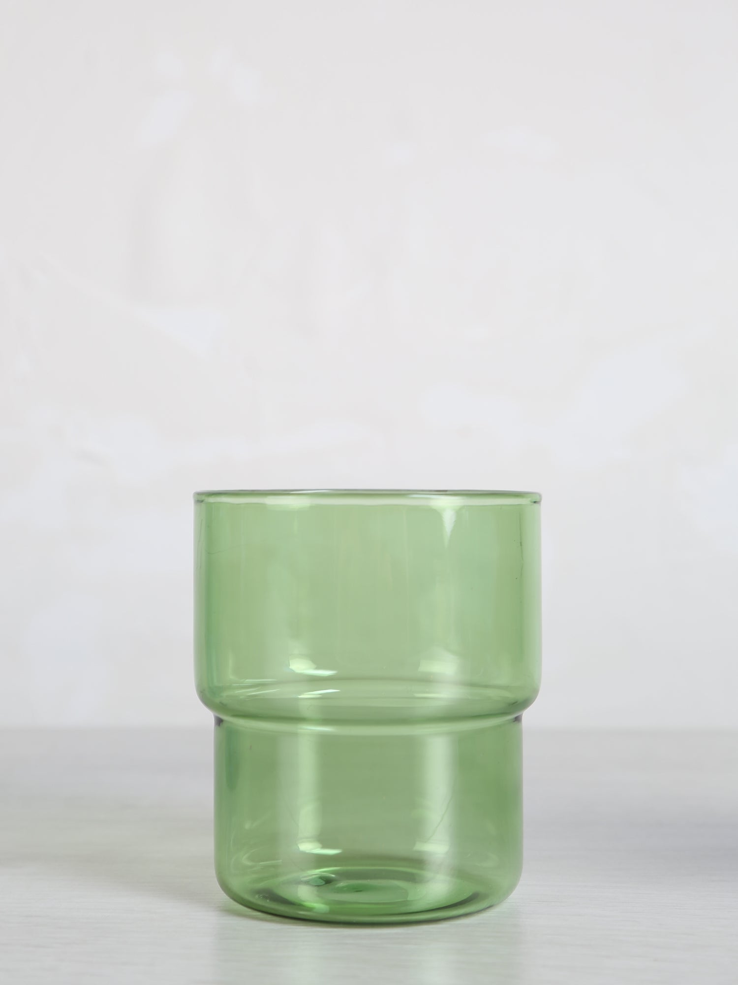 Coloured Drinking Glasses - Set Of 6 - Green, Blue, Aqua