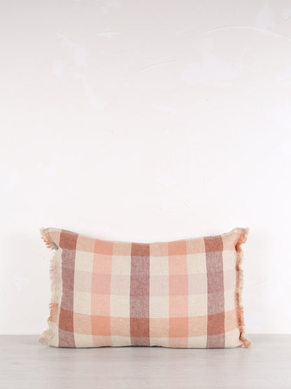 Kate patterned Cushion - terracotta - 3 Sizes available