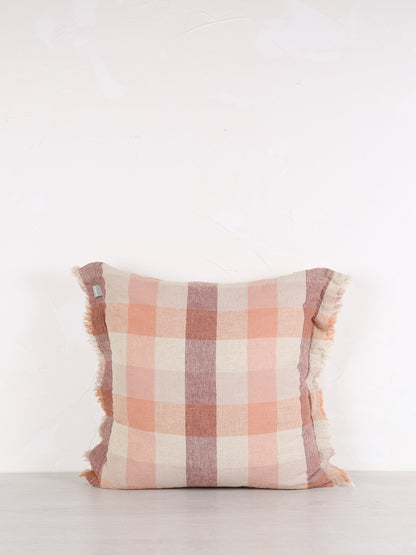 Kate patterned Cushion - terracotta - 3 Sizes available