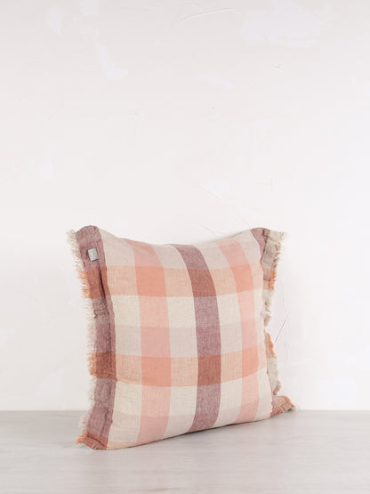 Kate patterned Cushion - terracotta - 3 Sizes available