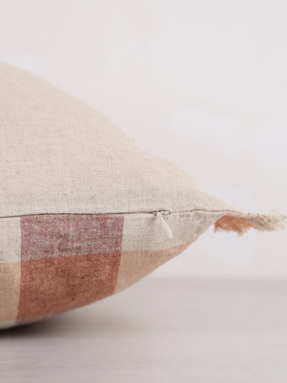 Kate patterned Cushion - terracotta - 3 Sizes available