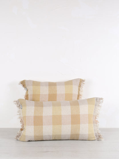 Kate Patterned Cushion - Bronze - 2 Sizes Available