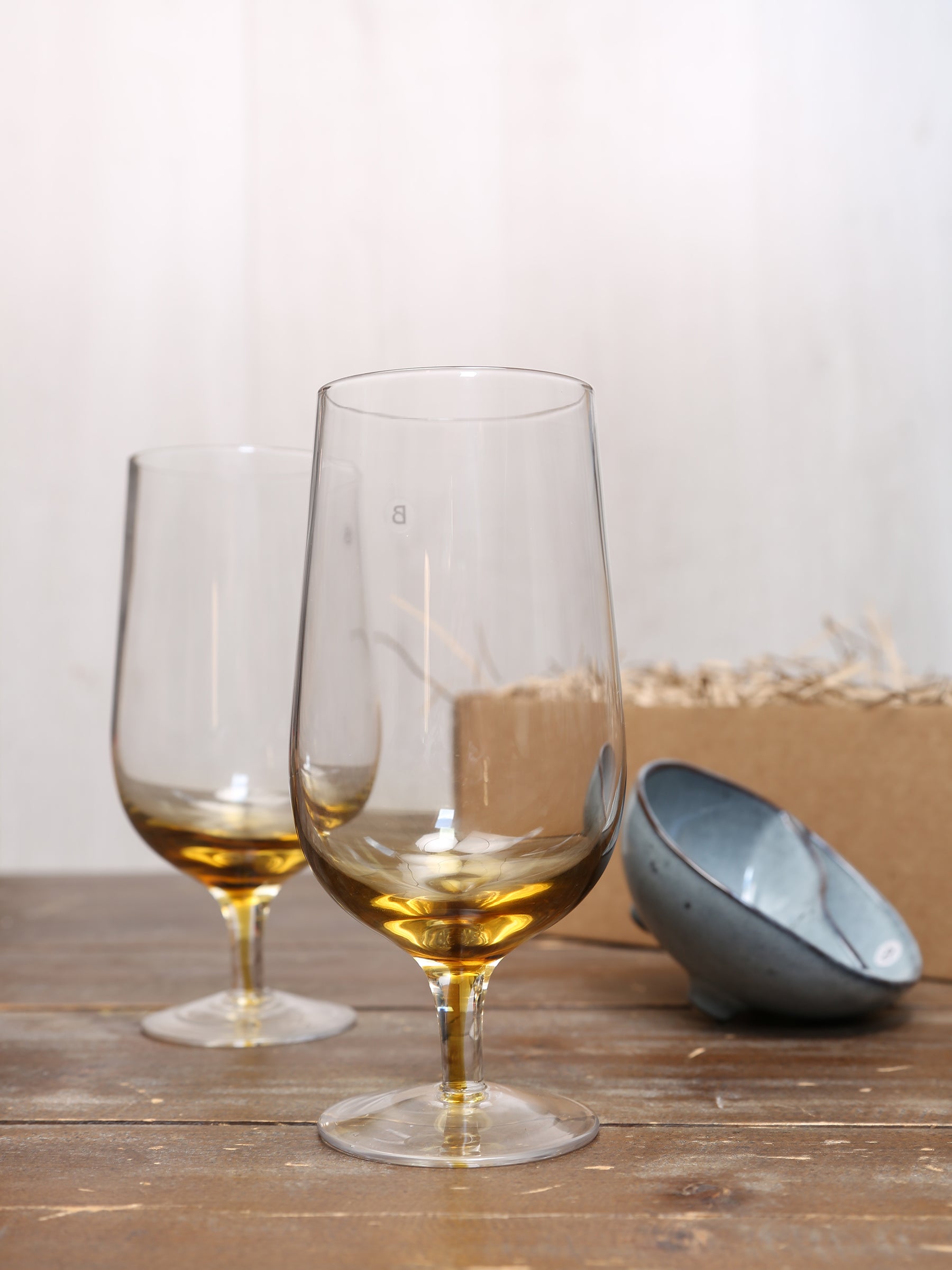 Broste Beer Glass &amp; Nibble Bowl Set