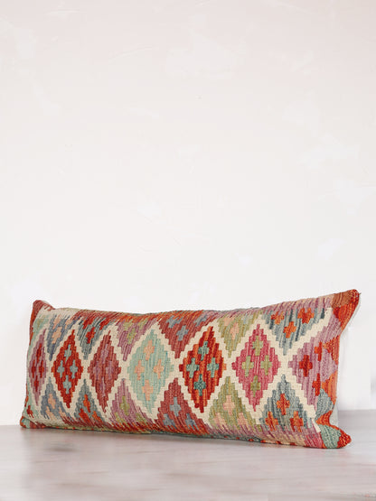 Mara Cushion - Hand Dyed, Hand Weaved - 90x35cm