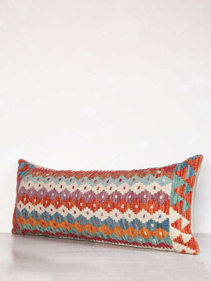 Soira Cushion - Hand Dyed, Hand Weaved - 90x35cm