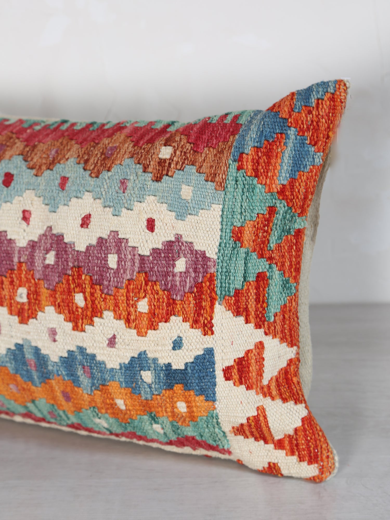 Soira Cushion - Hand Dyed, Hand Weaved - 90x35cm