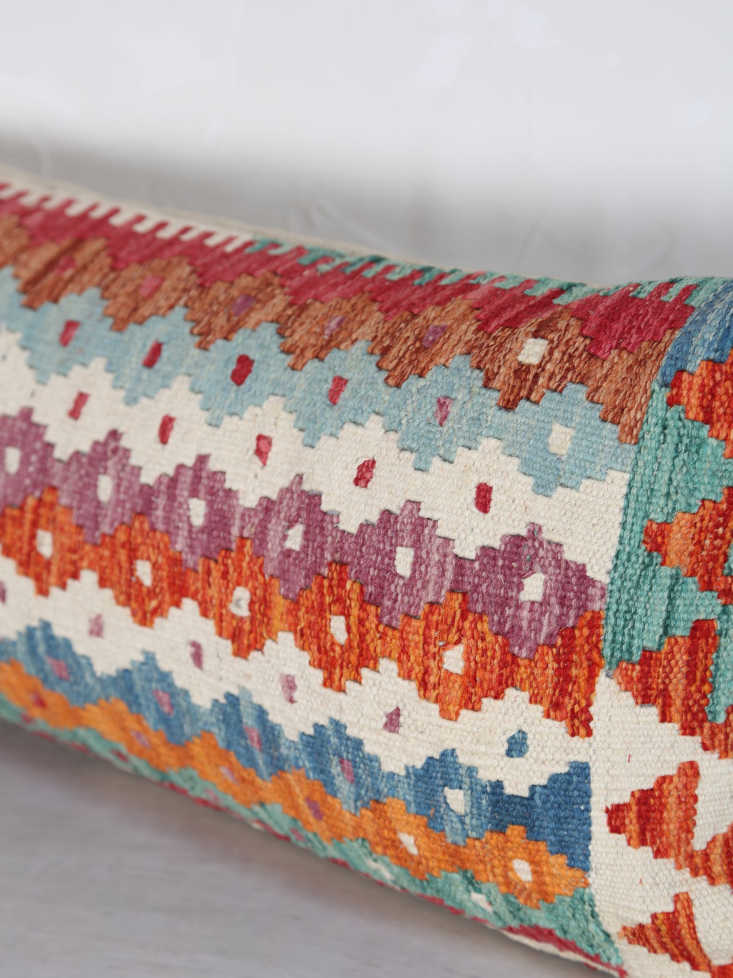 Soira Cushion - Hand Dyed, Hand Weaved - 90x35cm