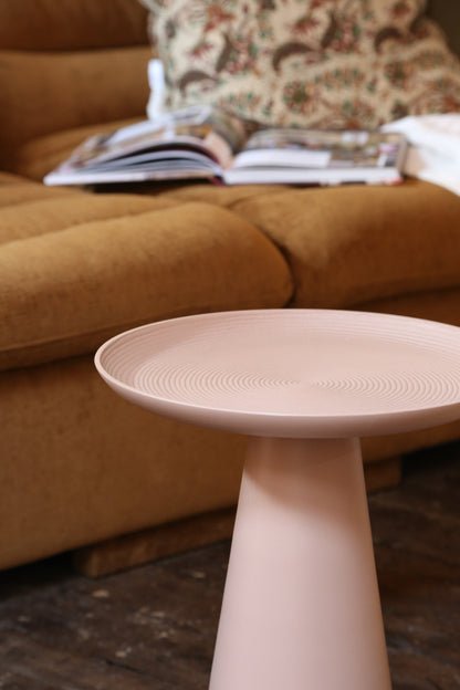 Ringar Round Side Table Rose Pink - Medium
