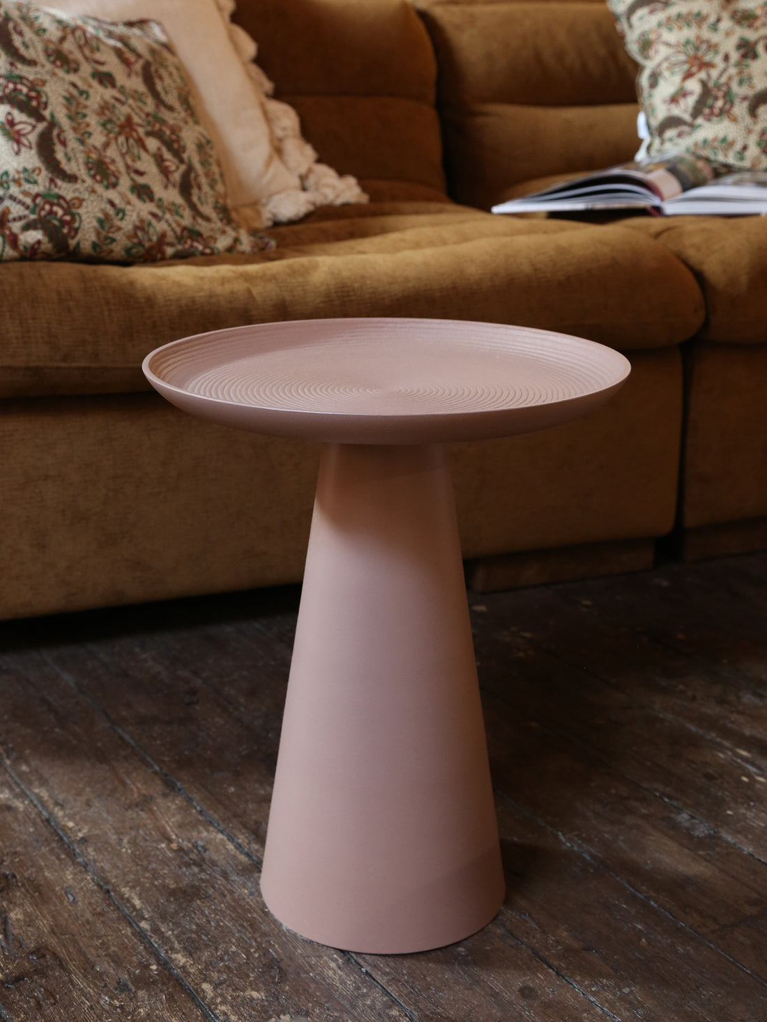 Ringar Round Side Table Rose Pink - Medium