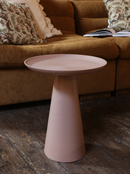 Ringar Round Side Table Rose Pink - Medium