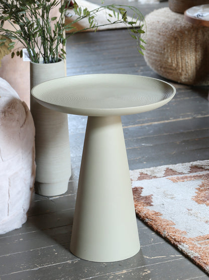 Ringar Round Side Table Ivory - Large