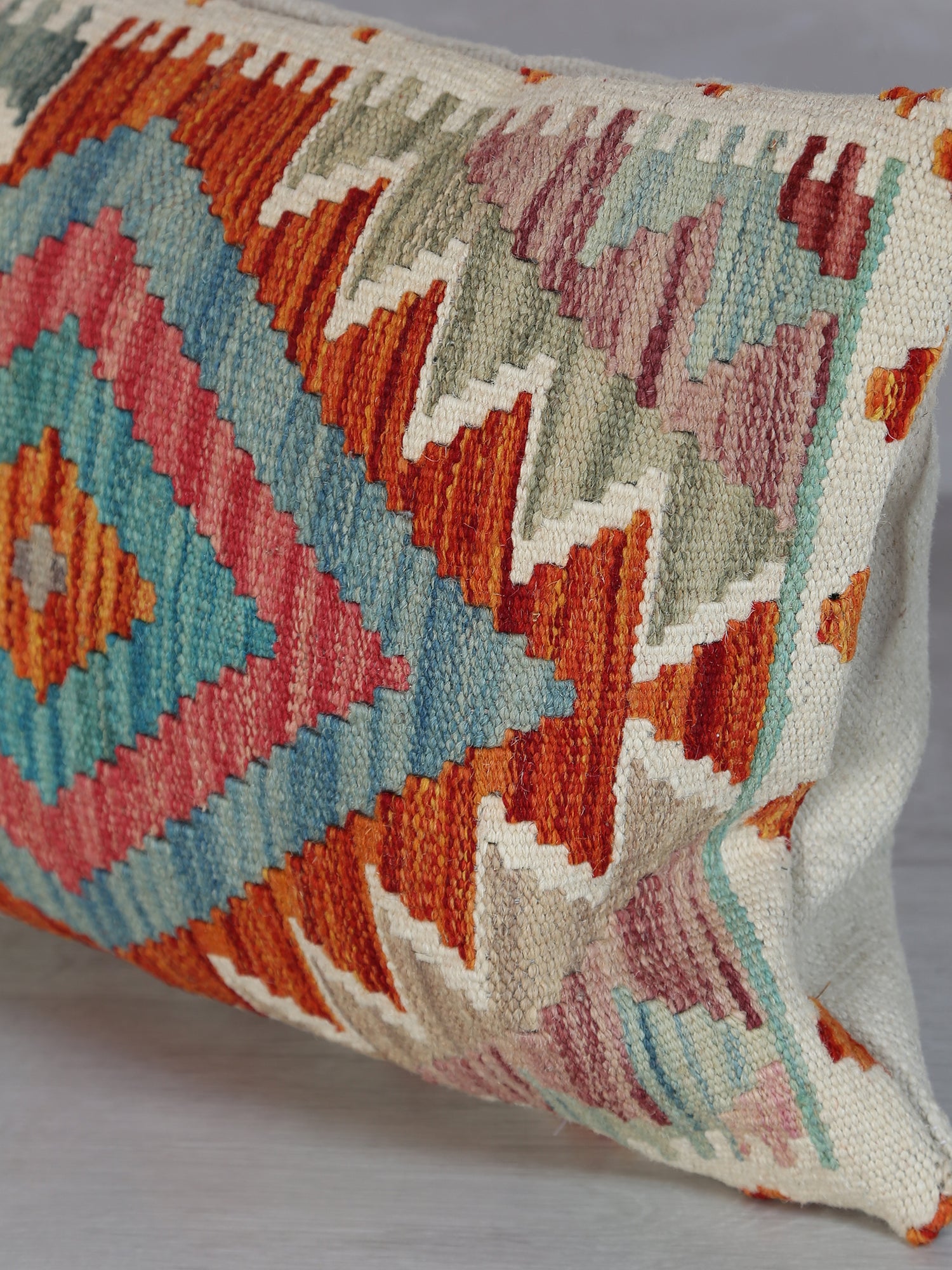 Celine Cushion - Hand Dyed, Hand Weaved - 90x35cm