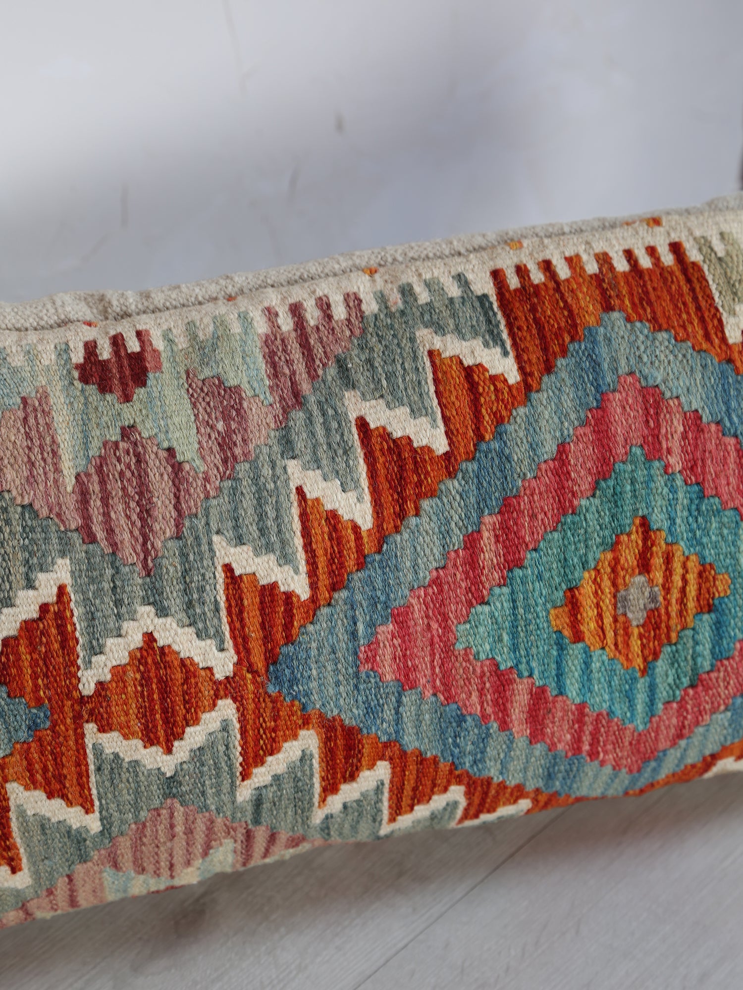 Celine Cushion - Hand Dyed, Hand Weaved - 90x35cm