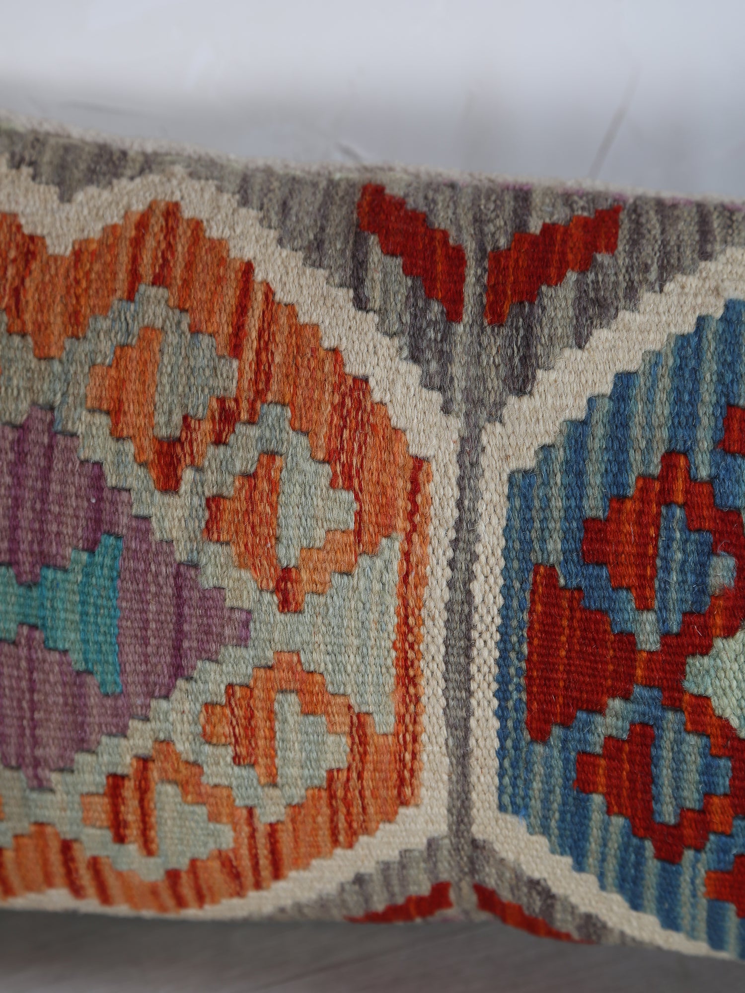 Kalana Cushion - Hand Dyed, Hand Weaved - 90x35cm
