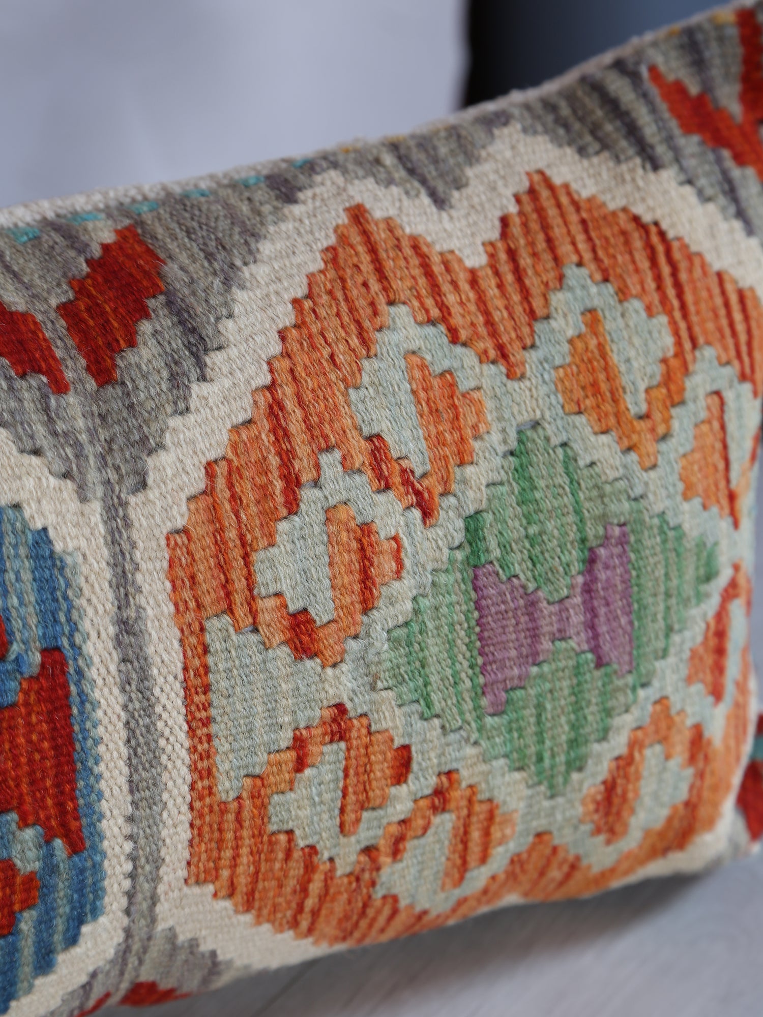 Kalana Cushion - Hand Dyed, Hand Weaved - 90x35cm