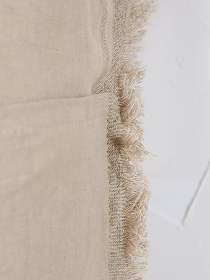Laly Linen &amp; Cotton Plain Cushion - Galet - 2 Sizes Available