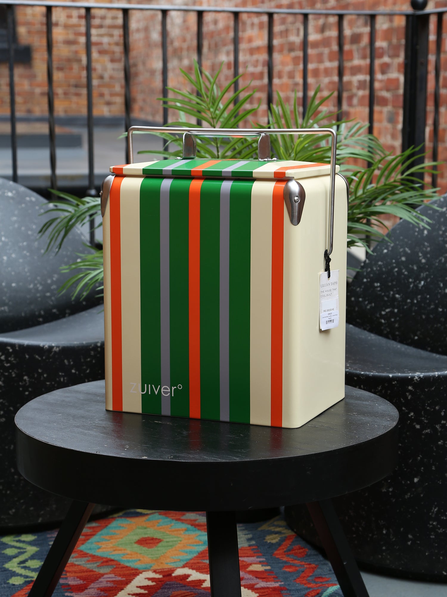 Cooler Be Wine Cool Box - Lemon Stripe