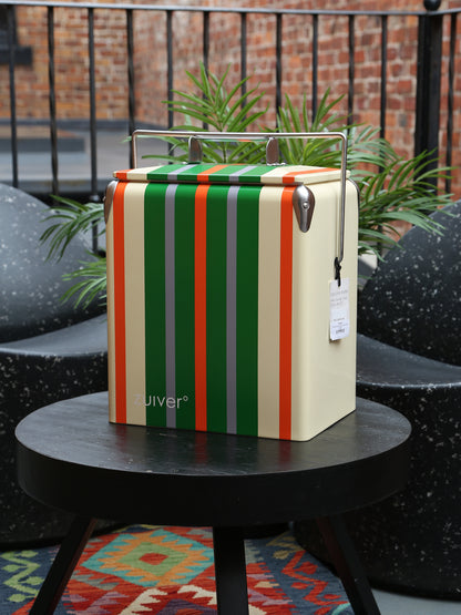 Cooler Be Wine Cool Box - Lemon Stripe