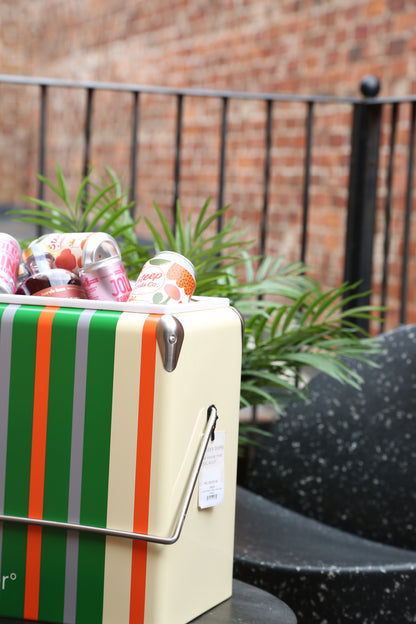 Cooler Be Wine Cool Box - Lemon Stripe