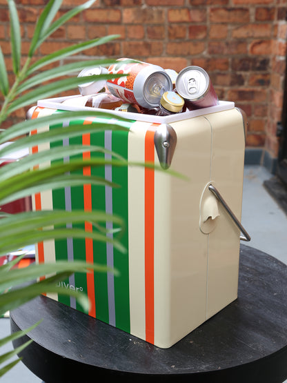 Cooler Be Wine Cool Box - Lemon Stripe