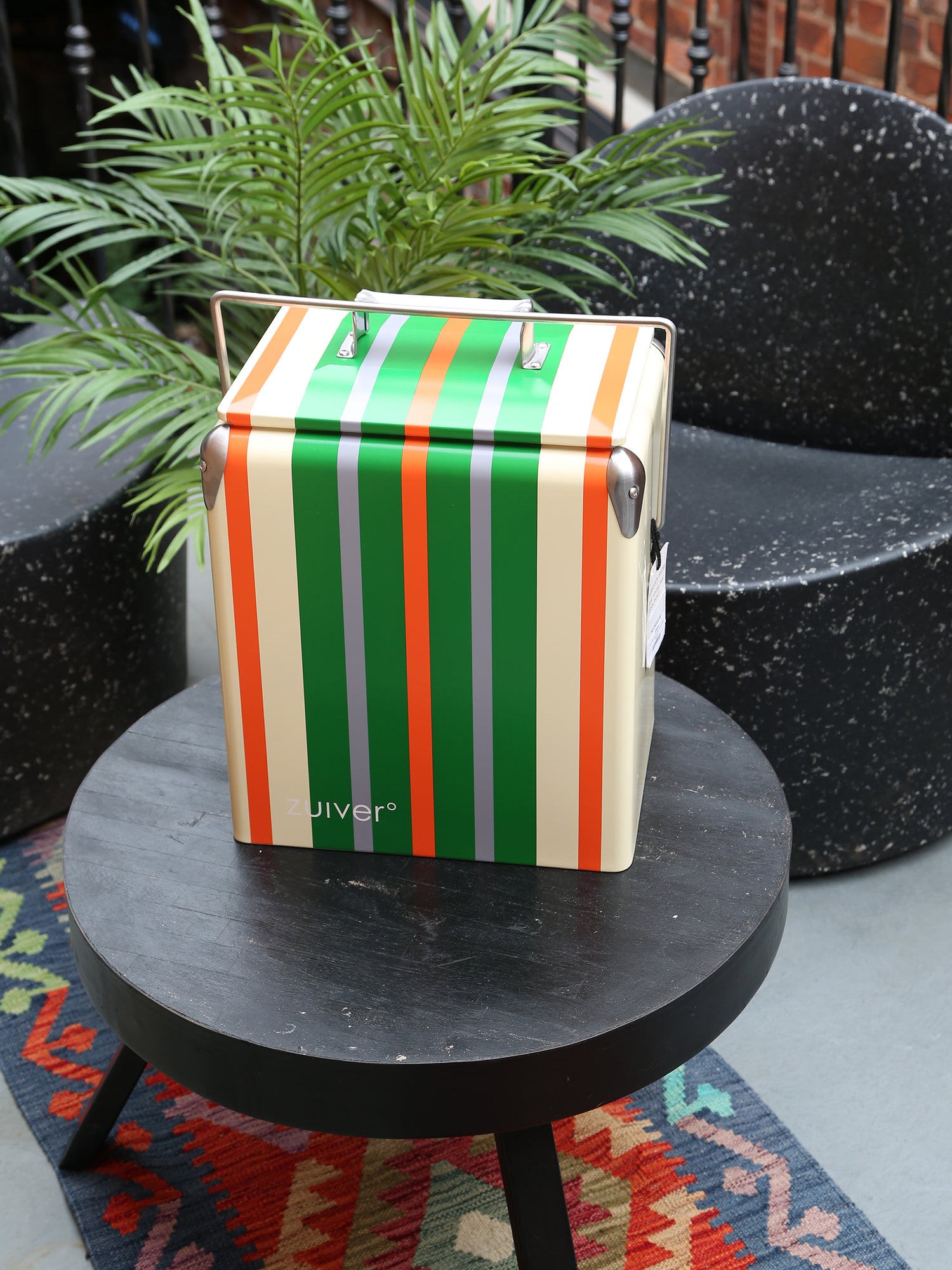 Cooler Be Wine Cool Box - Lemon Stripe