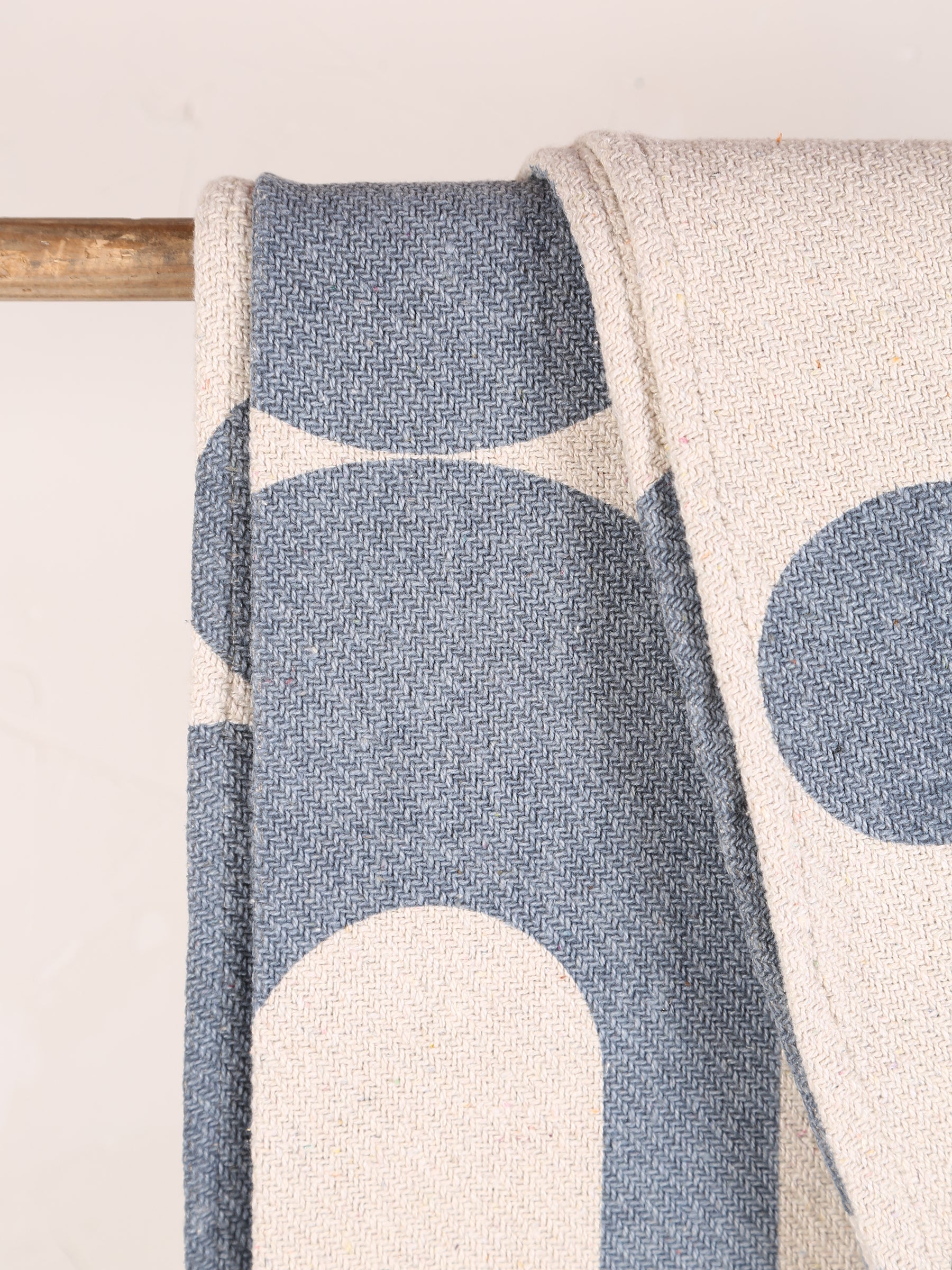 Agno Throw  - Recycled Cotton - Organic Blue