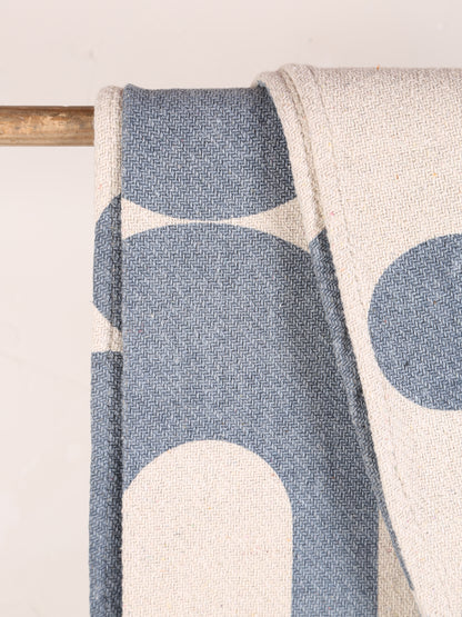 Agno Throw  - Recycled Cotton - Organic Blue