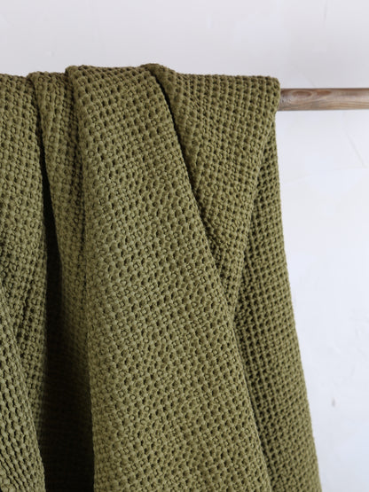 Maia Recycled Honeycomb Bedspread Throw - Cedre - 4 Sizes Available