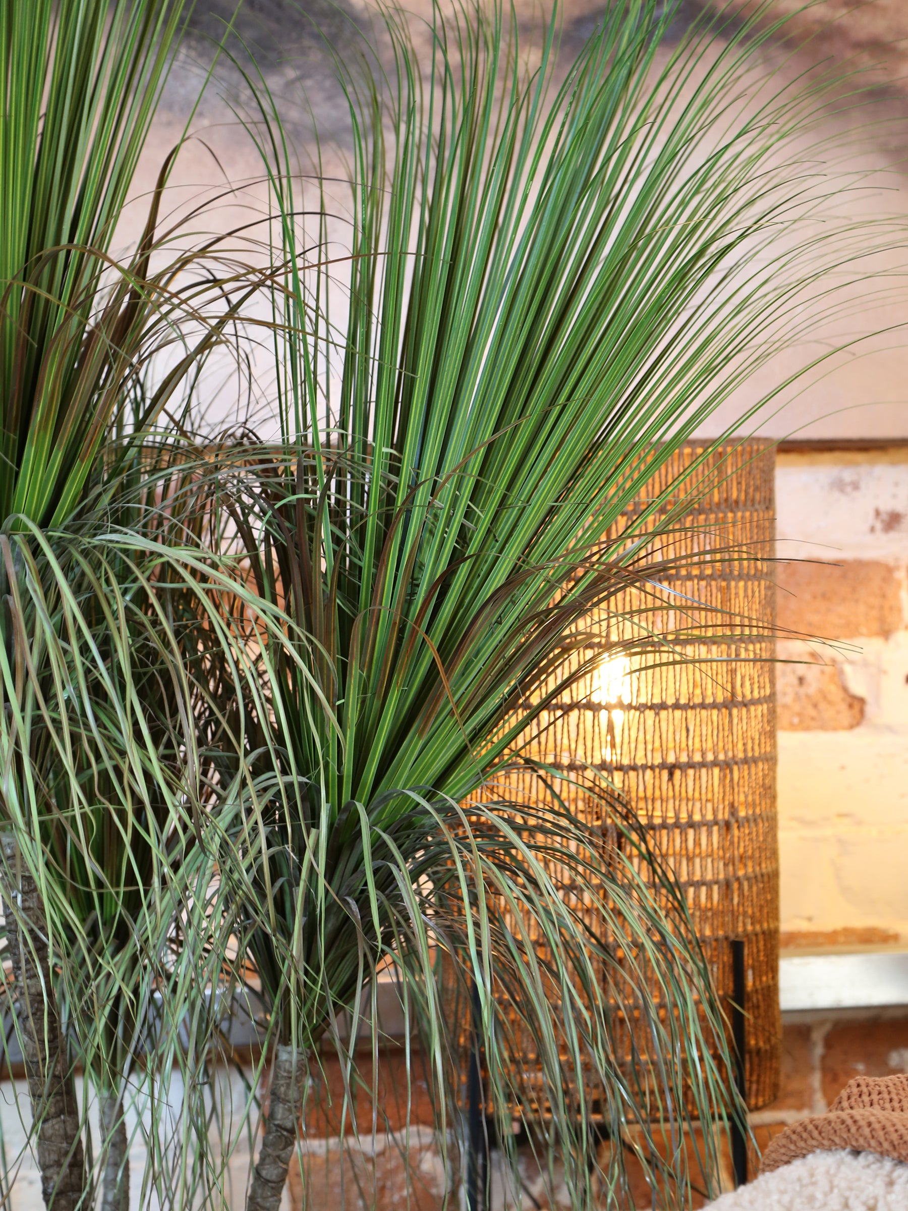 Faux Dense Grass Plant