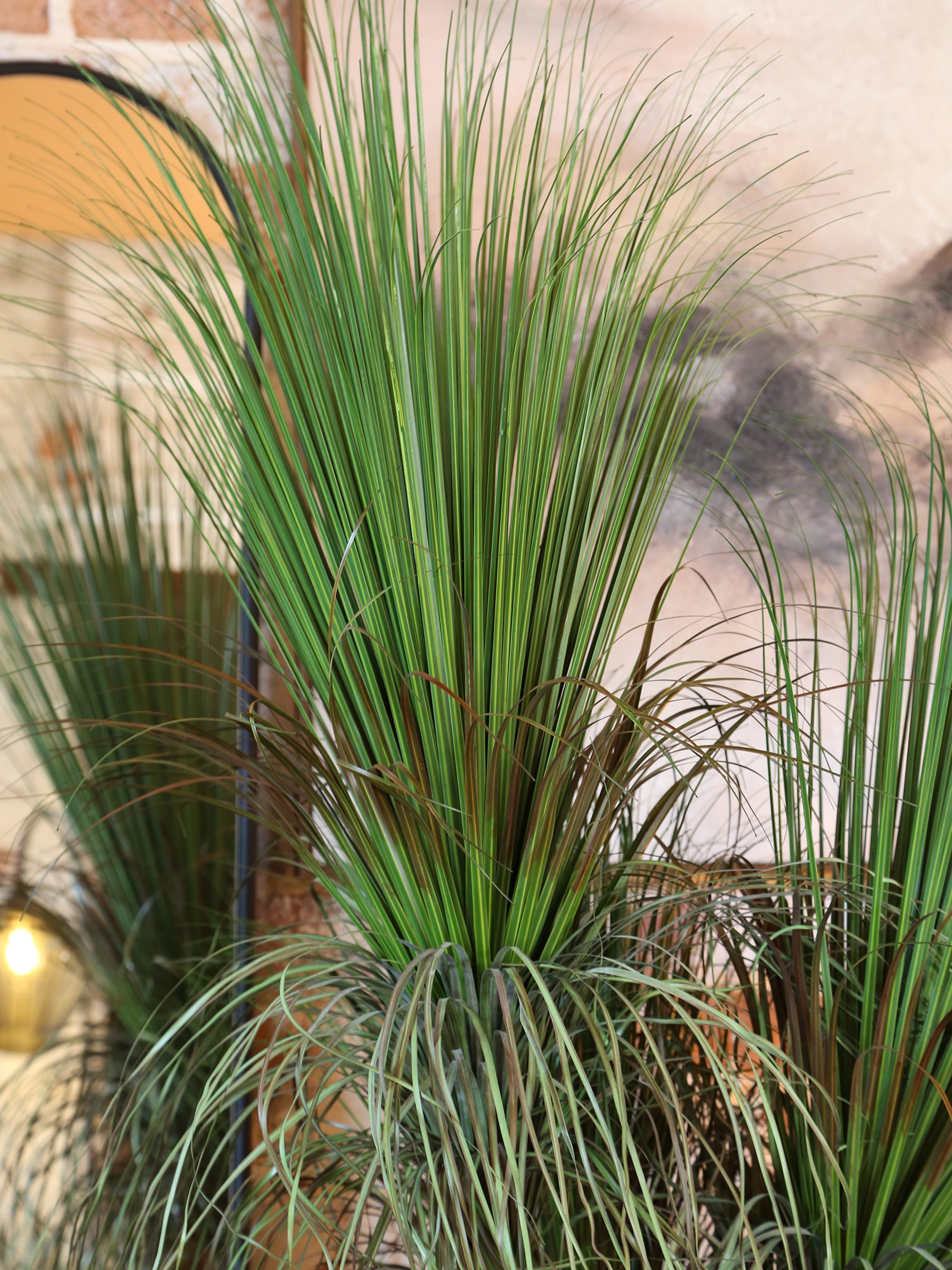 Faux Dense Grass Plant