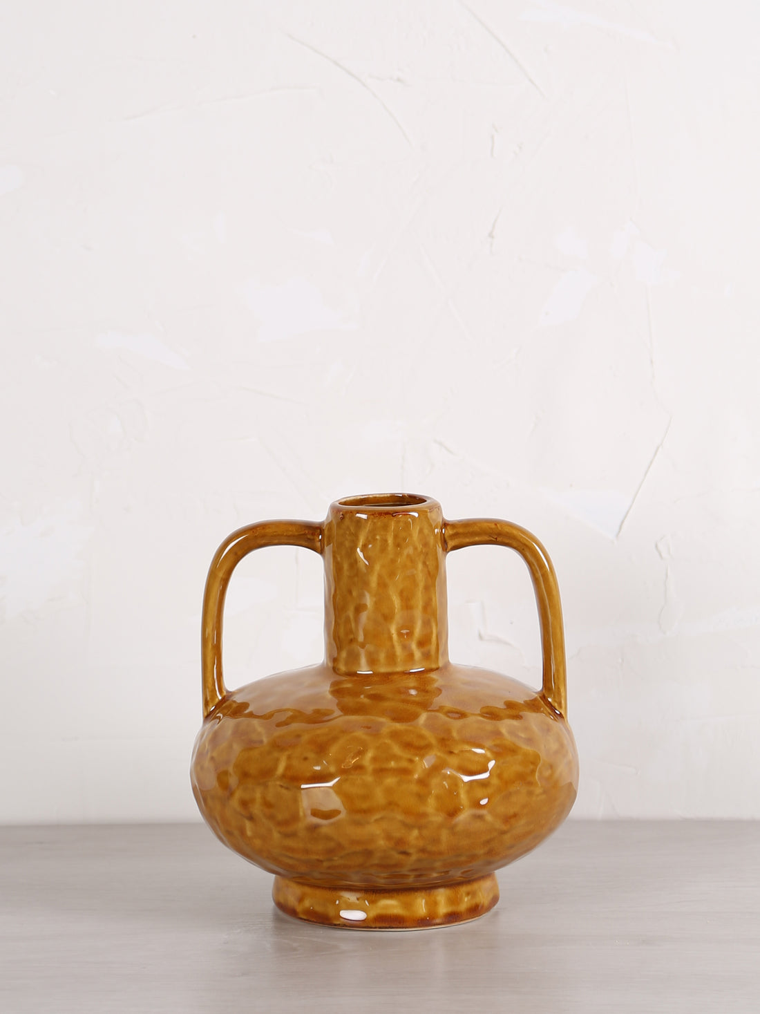 Ziro Ochre Yellow Ceramic Vase - 2 Sizes Available