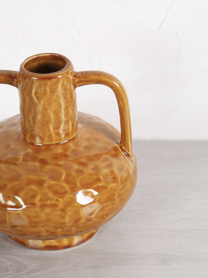 Ziro Ochre Yellow Ceramic Vase - 2 Sizes Available