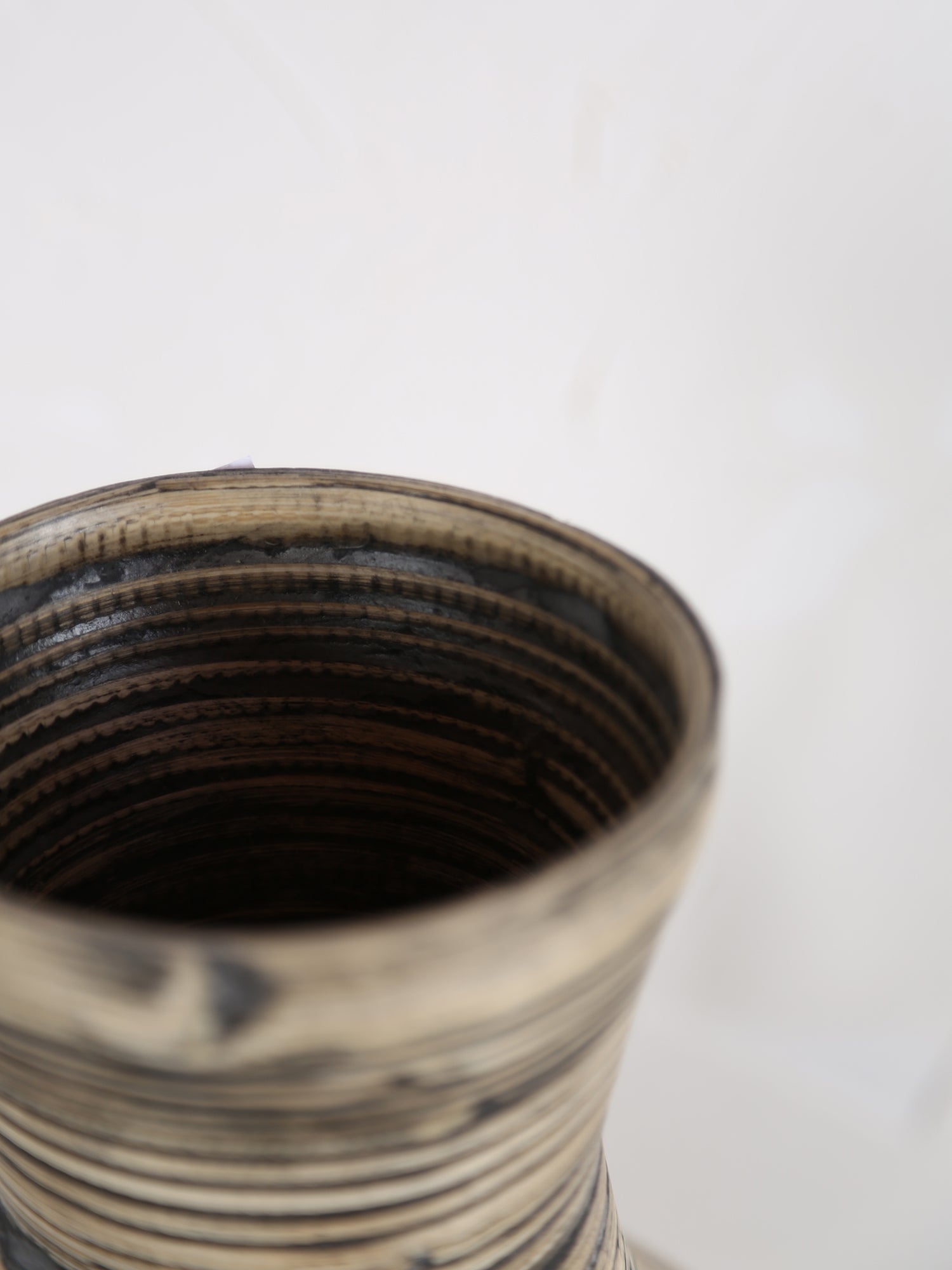 Tulua Vase bamboo - Grey, brown